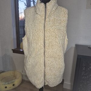Mary Jane Women's Faux Fur Vest Size XXL